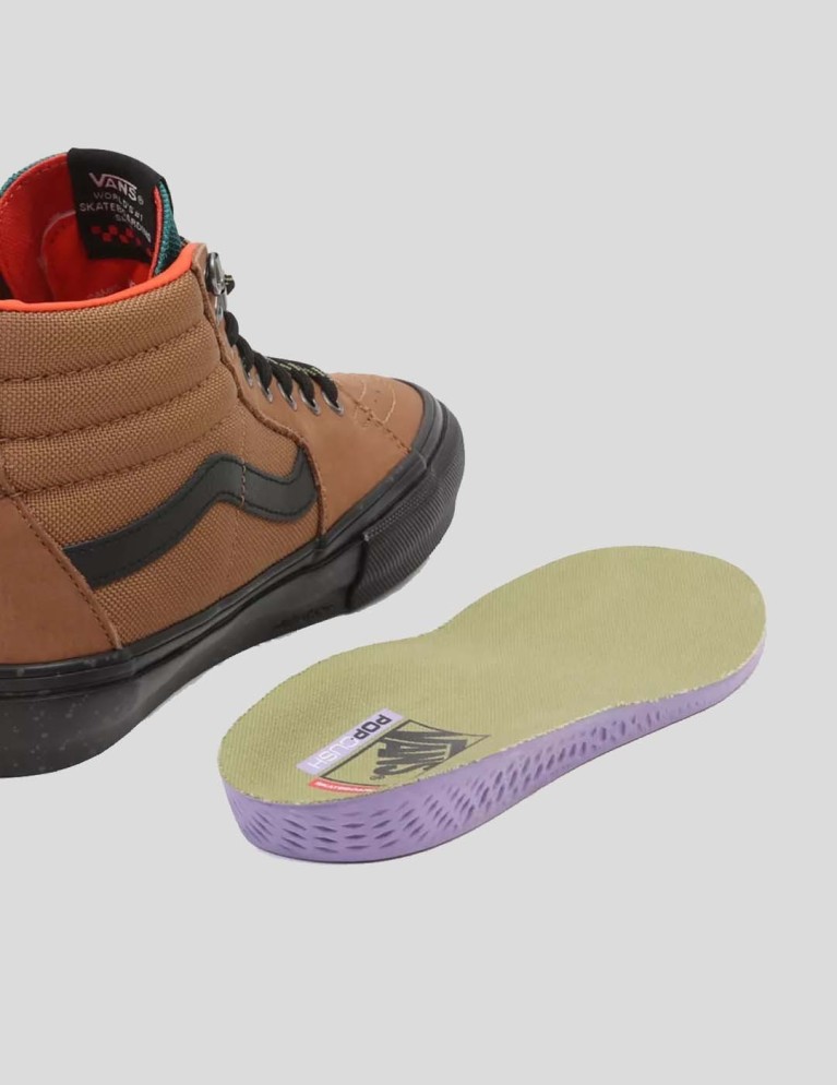 Zapatillas skate VANS sk8-hi outdoor brown